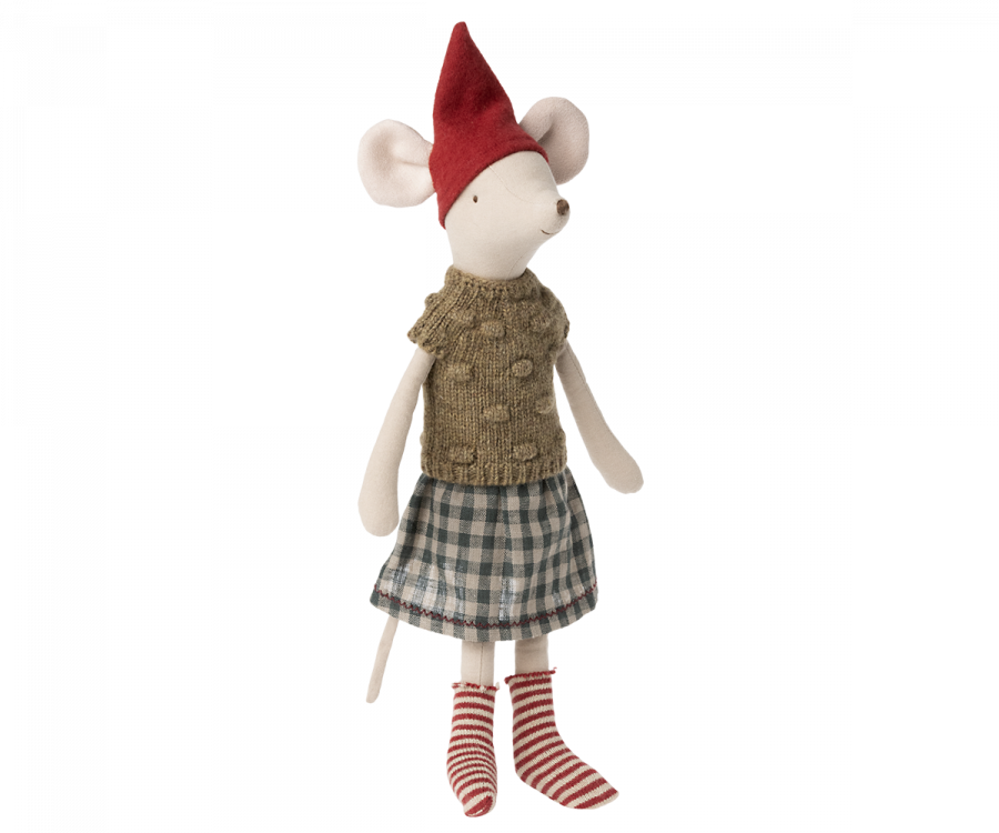 Maileg Medium Christmas Mouse factory Girl