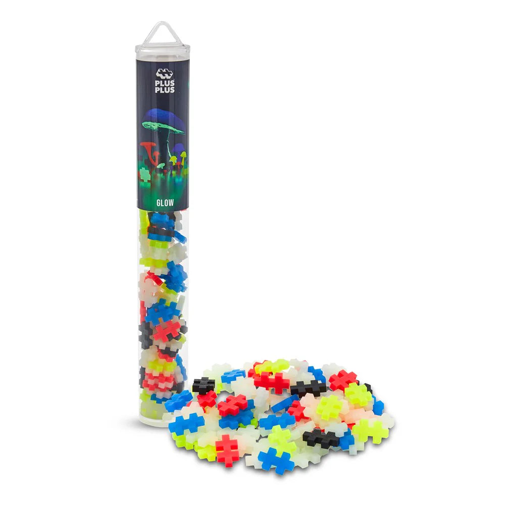 Plus-Plus | Glow In The Dark Mix 100pc Tube