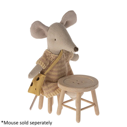 Maileg | Table and Stool Set Mouse