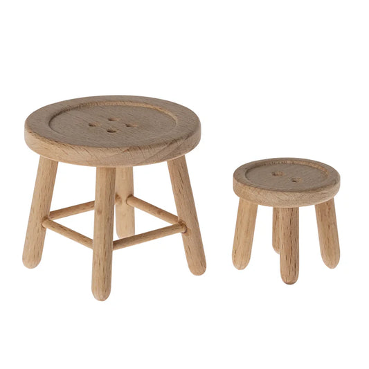 Maileg | Table and Stool Set Mouse