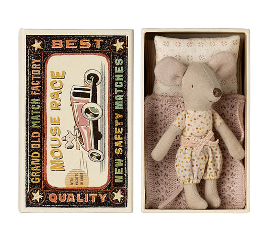 Maileg | Little Sister Mouse in Matchbox (various)