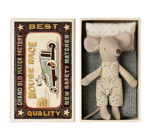 Maileg | Little Brother Mouse in Matchbox (various)