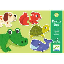 Djeco | Duo Animal 20pc Puzzle