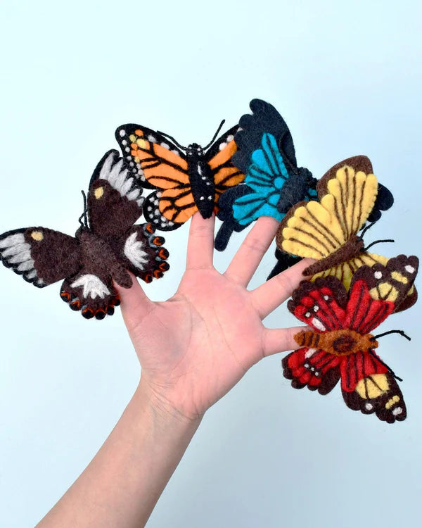 Tara Treasures | Finger Puppet Set - Butterflies