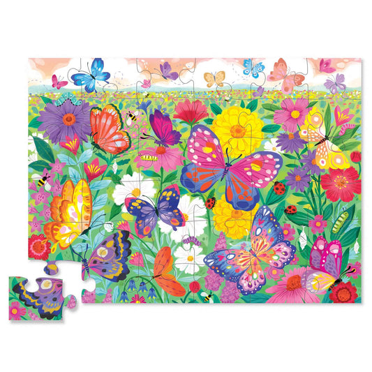 Crocodile Creek | Classic Floor Puzzle 36 pc - Butterfly Garden