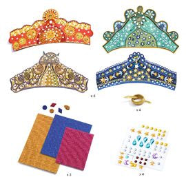 Djeco | Do It Yourself Enchantress Tiaras (Sticker Mosaics)