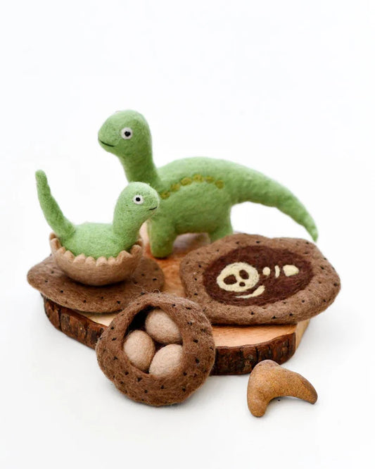 Tara Treasures | Felt Stages of a Dinosaur