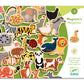 Djeco | 36pc Wooden Magnet Magnimo Animal Set