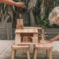 Explore Nook | Eco Forest Hut & Water Mill Wheel Set