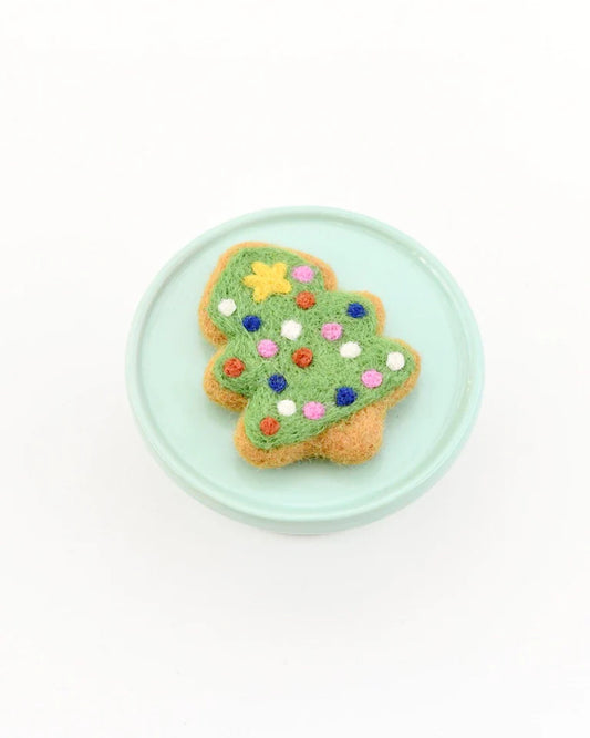 Tara Treasures | Felt Christmas Tree Cookie