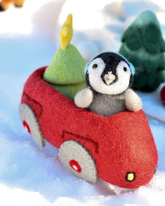 Tara Treasures | Felt Penguin Christmas Toy (various)