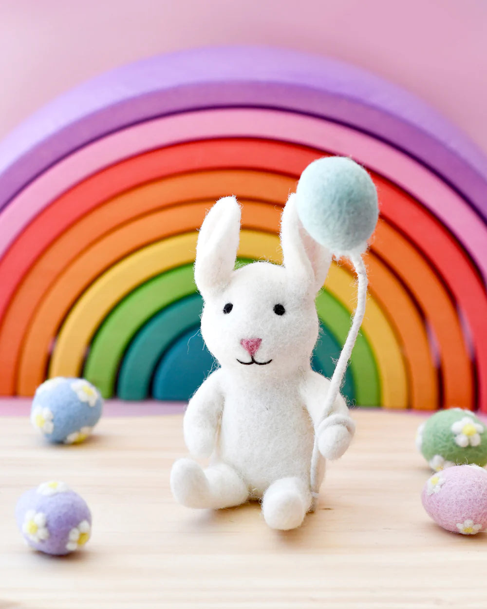 Tara Treasures | Felt Rabbit/Bilby with Balloon