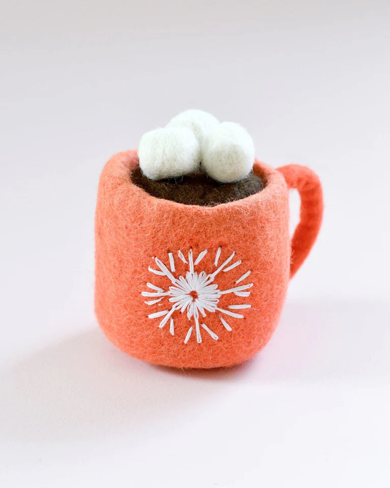 Tara Treasures | Felt Christmas Hot Chocolate with Marshmallows