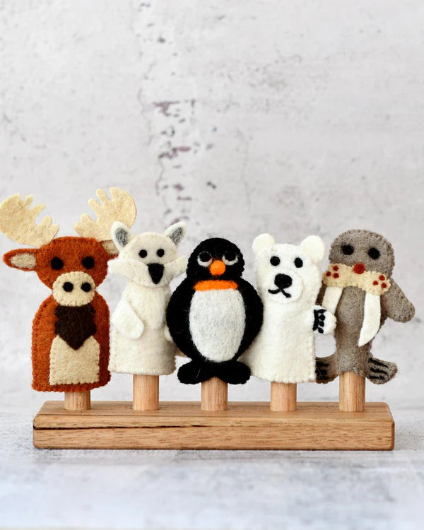 Tara Treasures | Finger Puppet Set - Polar Animals