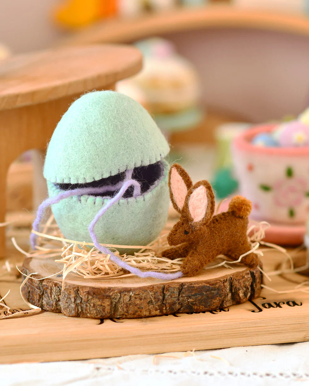 Tara Treasures | Felt Surprise Egg with Felt Animal (various)