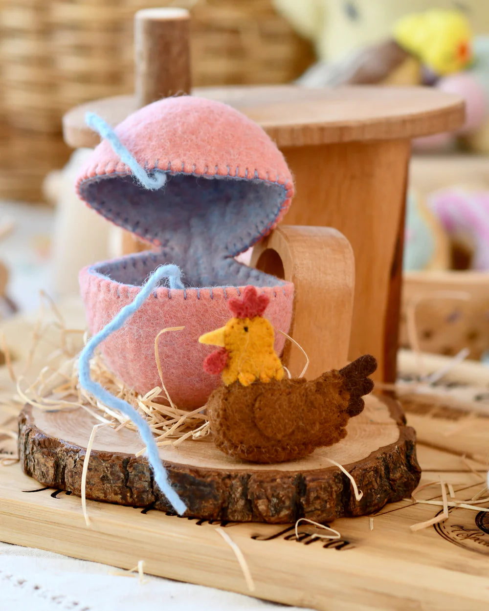 Tara Treasures | Felt Surprise Egg with Felt Animal (various)