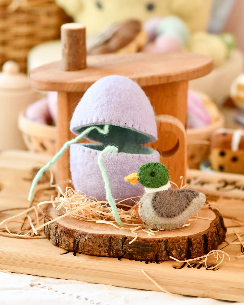 Tara Treasures | Felt Surprise Egg with Felt Animal (various)