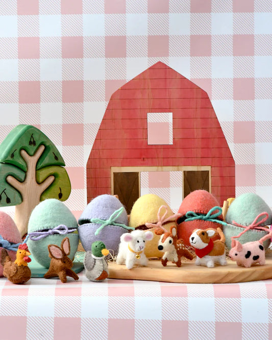 Tara Treasures | Felt Surprise Egg with Felt Animal (various)