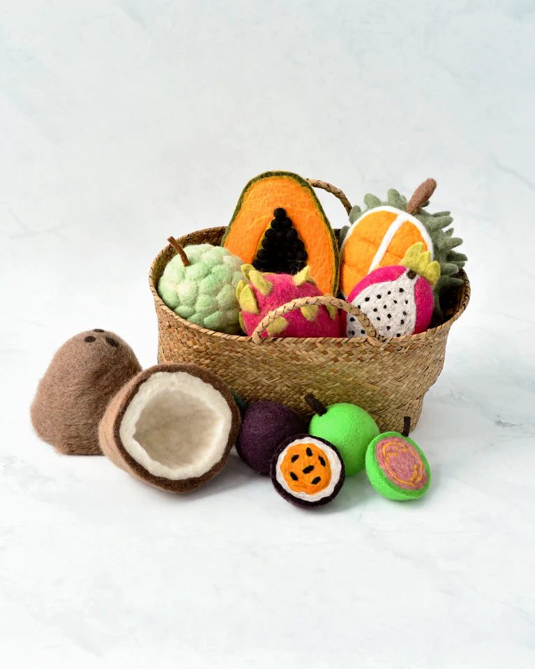 Tara Treasures | Felt Tropical Fruit Set 11pc