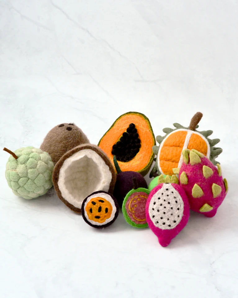 Tara Treasures | Felt Tropical Fruit Set 11pc