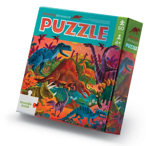 Crocodile Creek | Foil Puzzle 60pc (various)