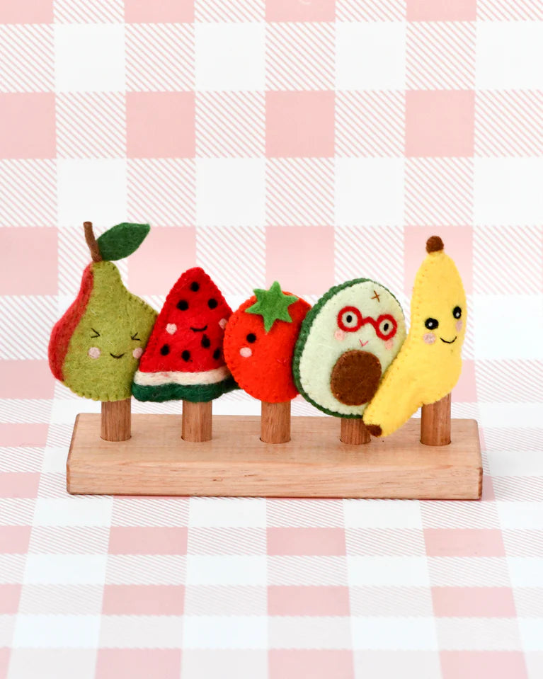 Tara Treasures | Finger Puppet Set - Fruits