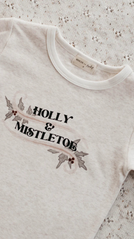 Bencer & Hazelnut | Holly & Mistletoe Bodysuit