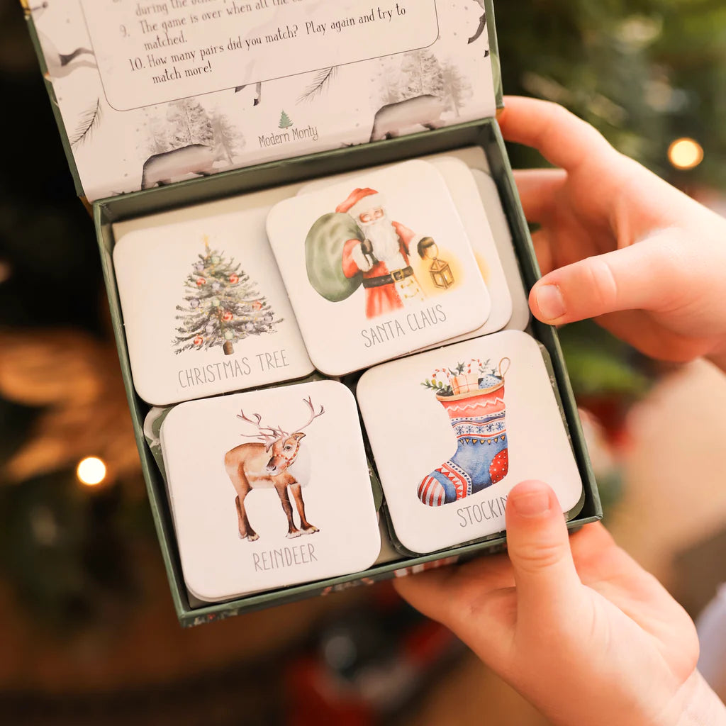 Modern Monty | Christmas Memory Card Game