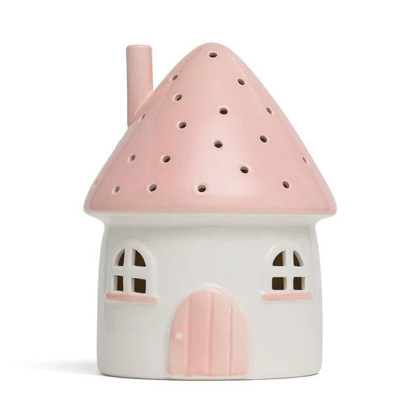 Little Belle Nightlights | Elfin House Nightlight - Porcelain