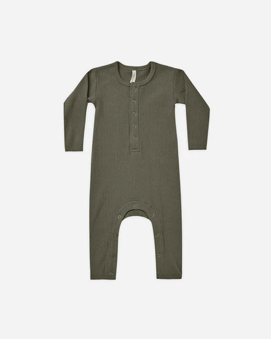 Quincy Mae | Ribbed Baby Jumpsuit (various)