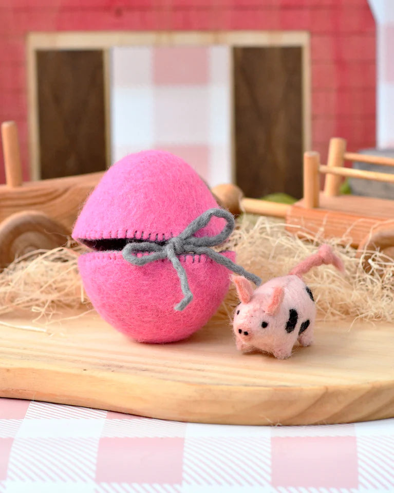 Tara Treasures | Felt Surprise Egg with Felt Animal (various)