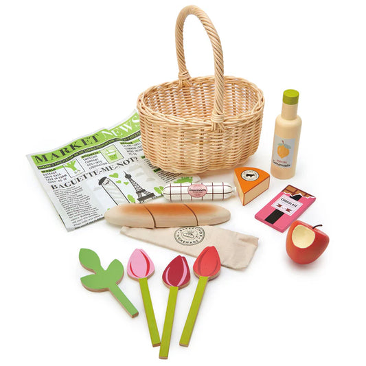 Tender Leaf | Wicker Shopping Basket