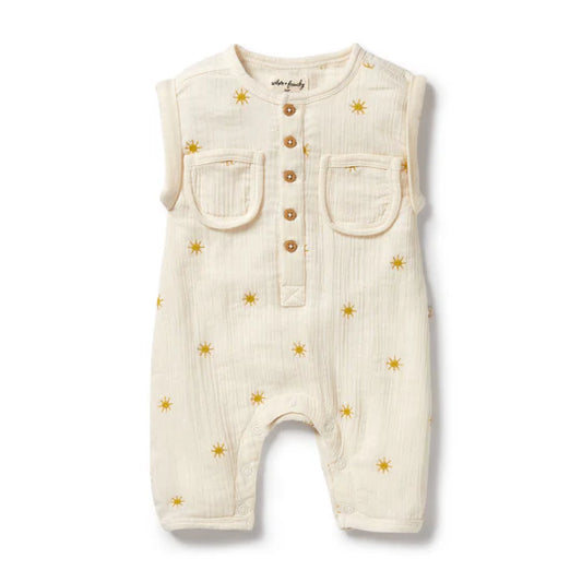 Wilson + Frenchy | Crinkle Growsuit