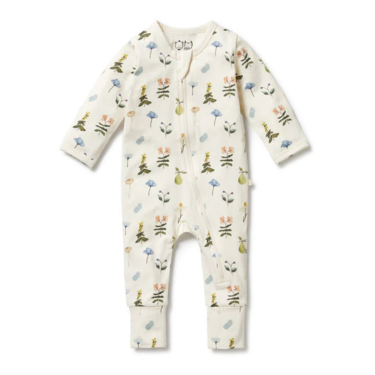 Wilson + Frenchy | Organic Zipsuit w/ feet (various)