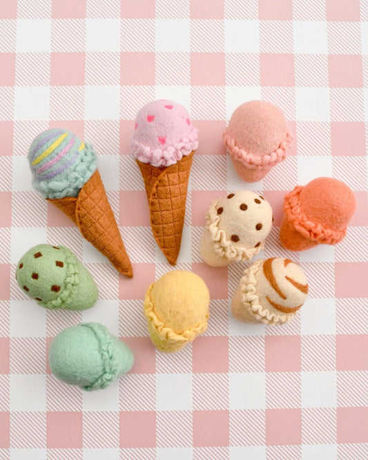 Tara Treasures | Felt Ice Cream Set