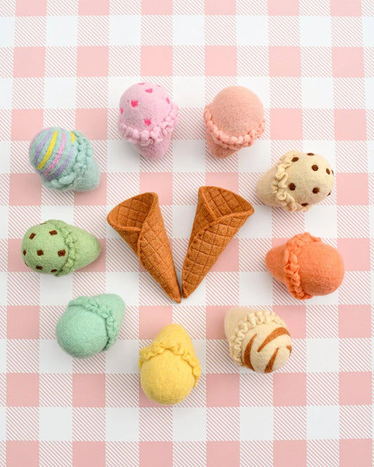 Tara Treasures | Felt Ice Cream Set