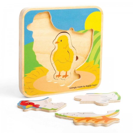 Bigjigs | Chicken Lifecycle Puzzle