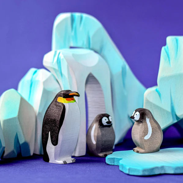 Bumbu | Icy Cliff SET (with Ice Floe and Big Penguin Family)