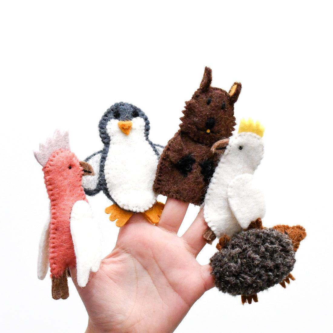 Tara Treasures | Finger Puppet Set - Australian Animals