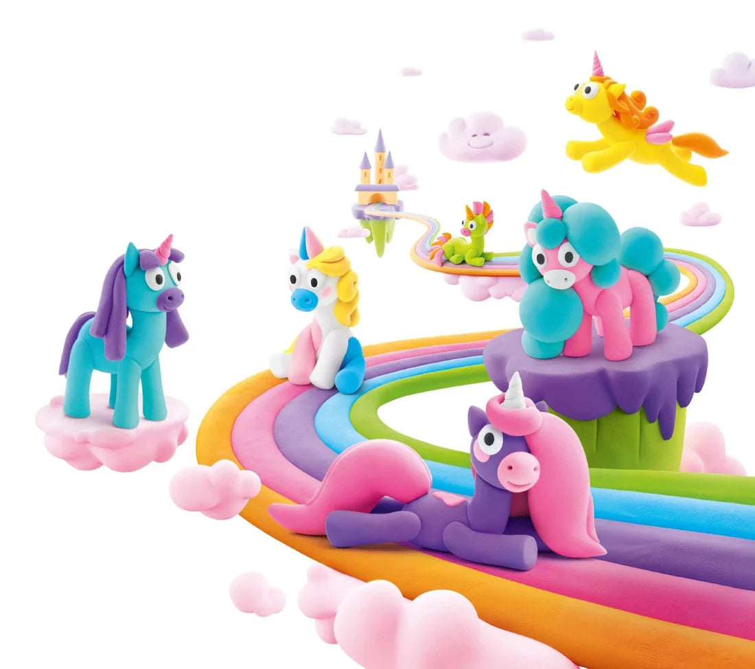 Hey Clay | Rainbow Unicorn Set