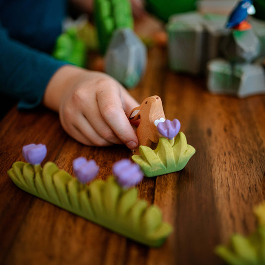 Bumbu | Large Grass with Lilac Flowers