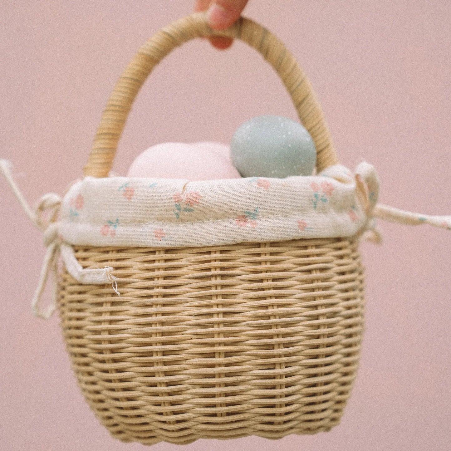 Olli Ella | Rattan Berry Basket with Lining