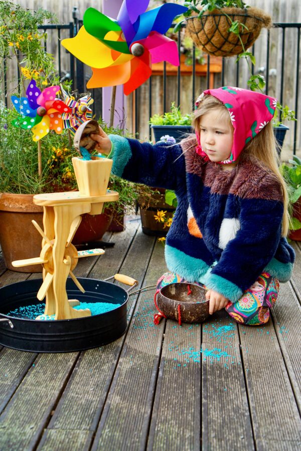 Explore Nook | Wooden Water & Sand Wheel