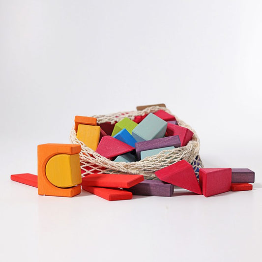 GRIMMS | Geometric Coloured Blocks - 60pc