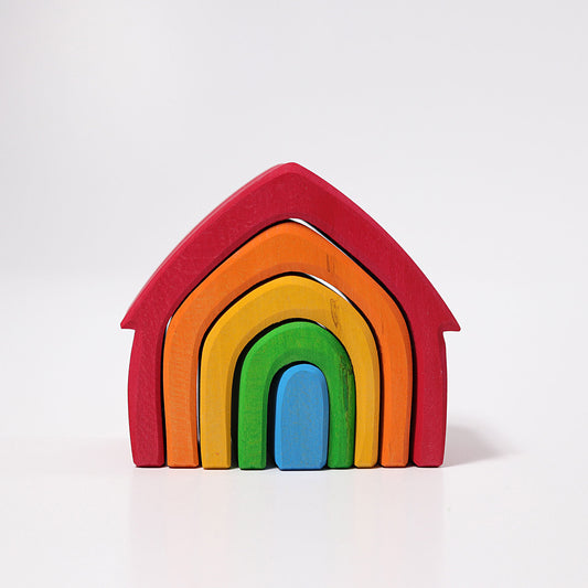 GRIMMS | Stacking House (Rainbow)