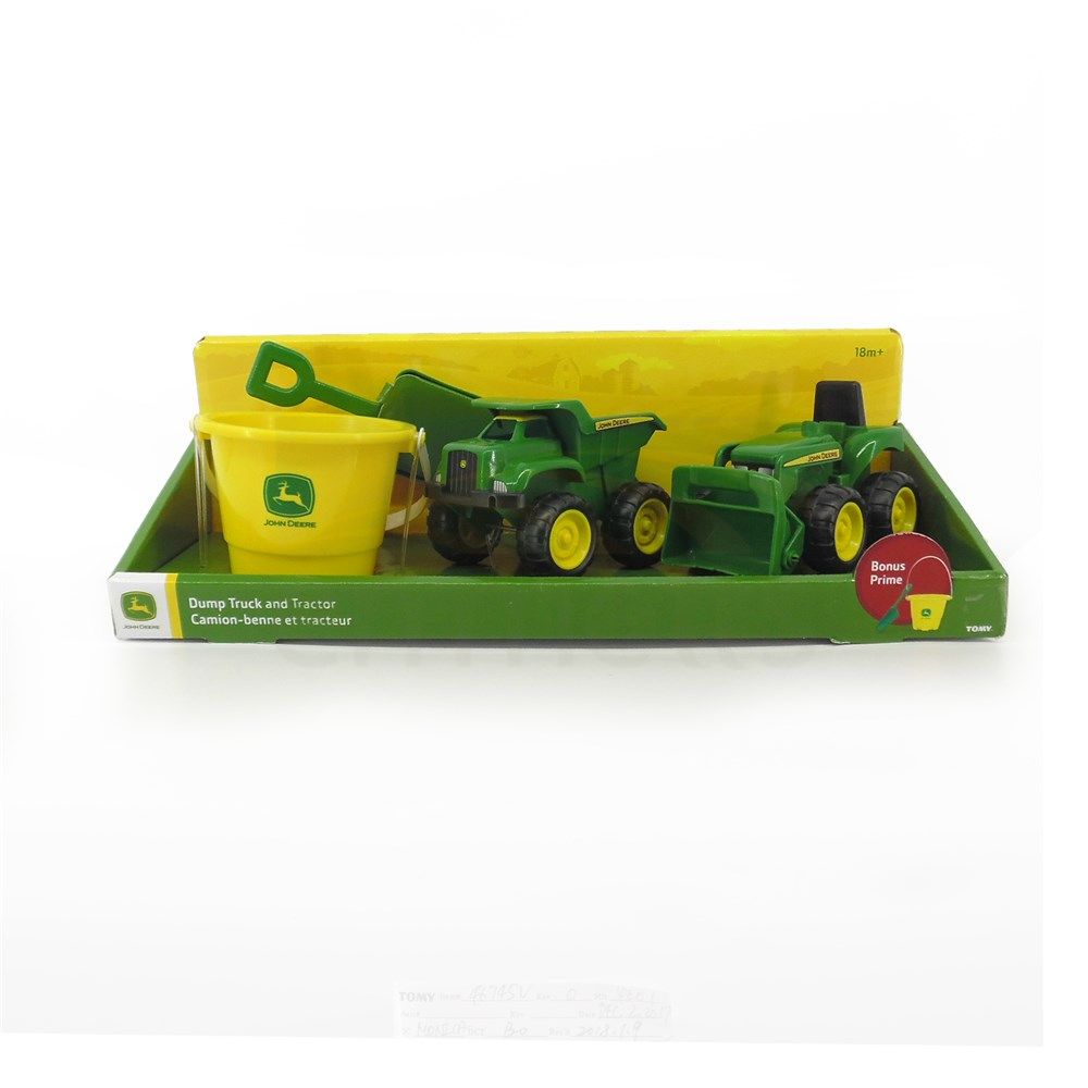 John Deere | Sand Pit Set with Bucket and Shovel - 15cm