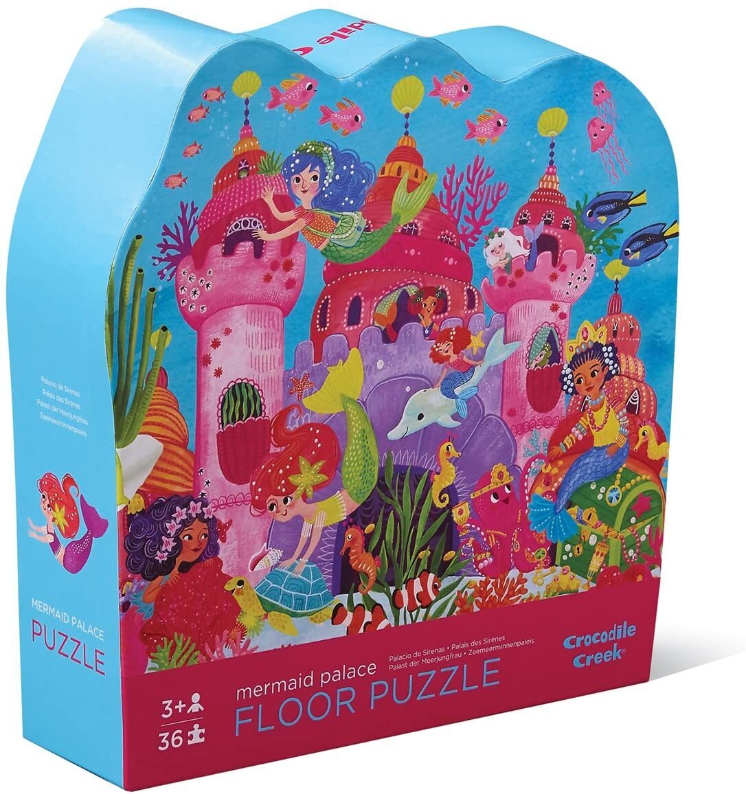 Crocodile Creek | Classic Floor puzzle 36 Pc - Mermaid Palace