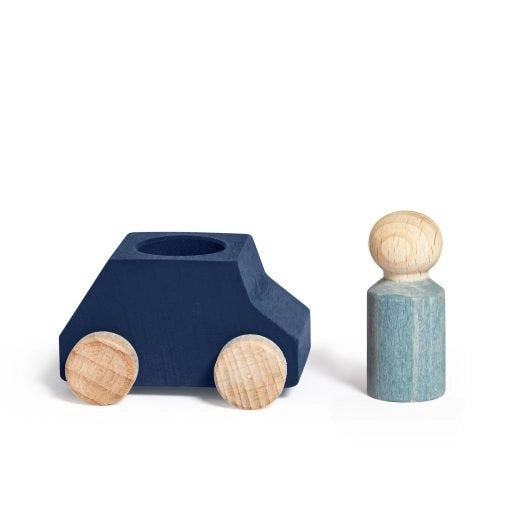 Lubulona | Blue Wooden Car