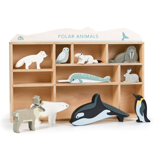 Tender Leaf | Polar Animals Shelf Set