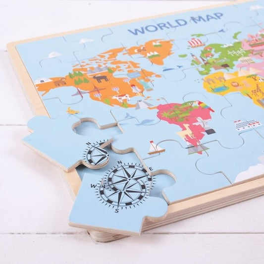 Bigjigs | World Map Puzzle